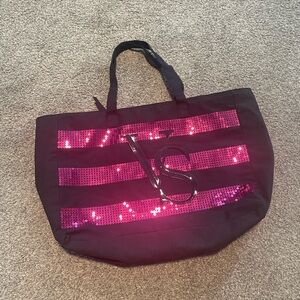 Victoria’s Secret zip up tote bag